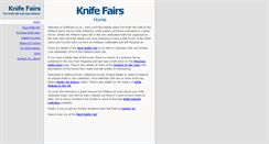Desktop Screenshot of knifefairs.co.uk